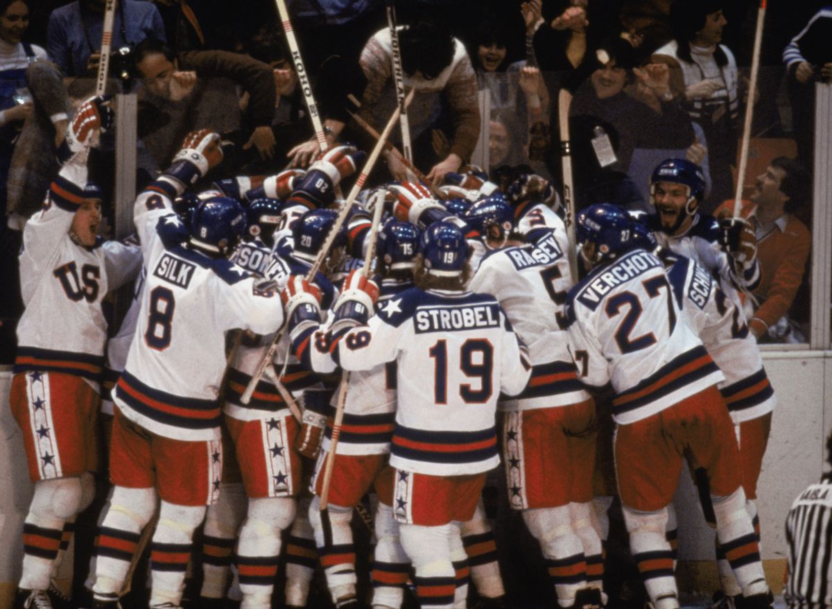 Team USA celebrates 'the Miracle on Ice'