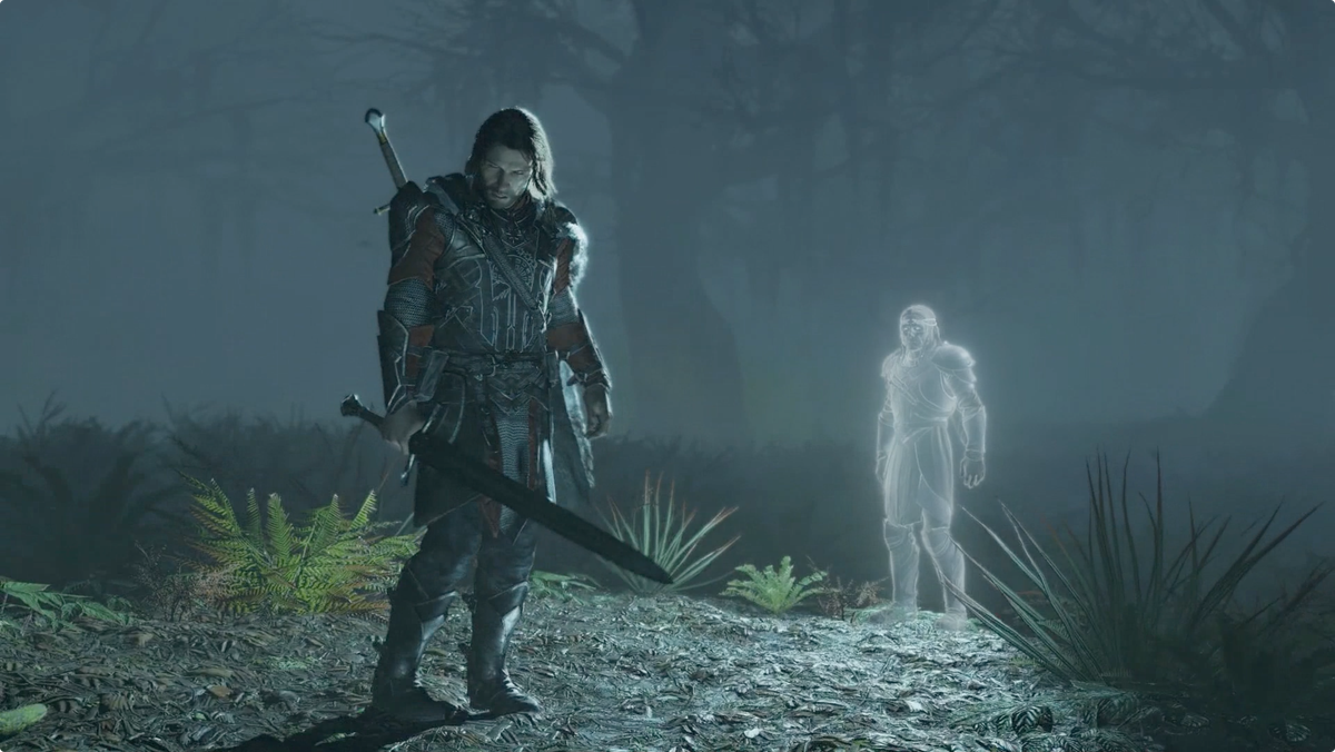 Middle-earth: Shadow of War - Talion with Celebrimbor in background