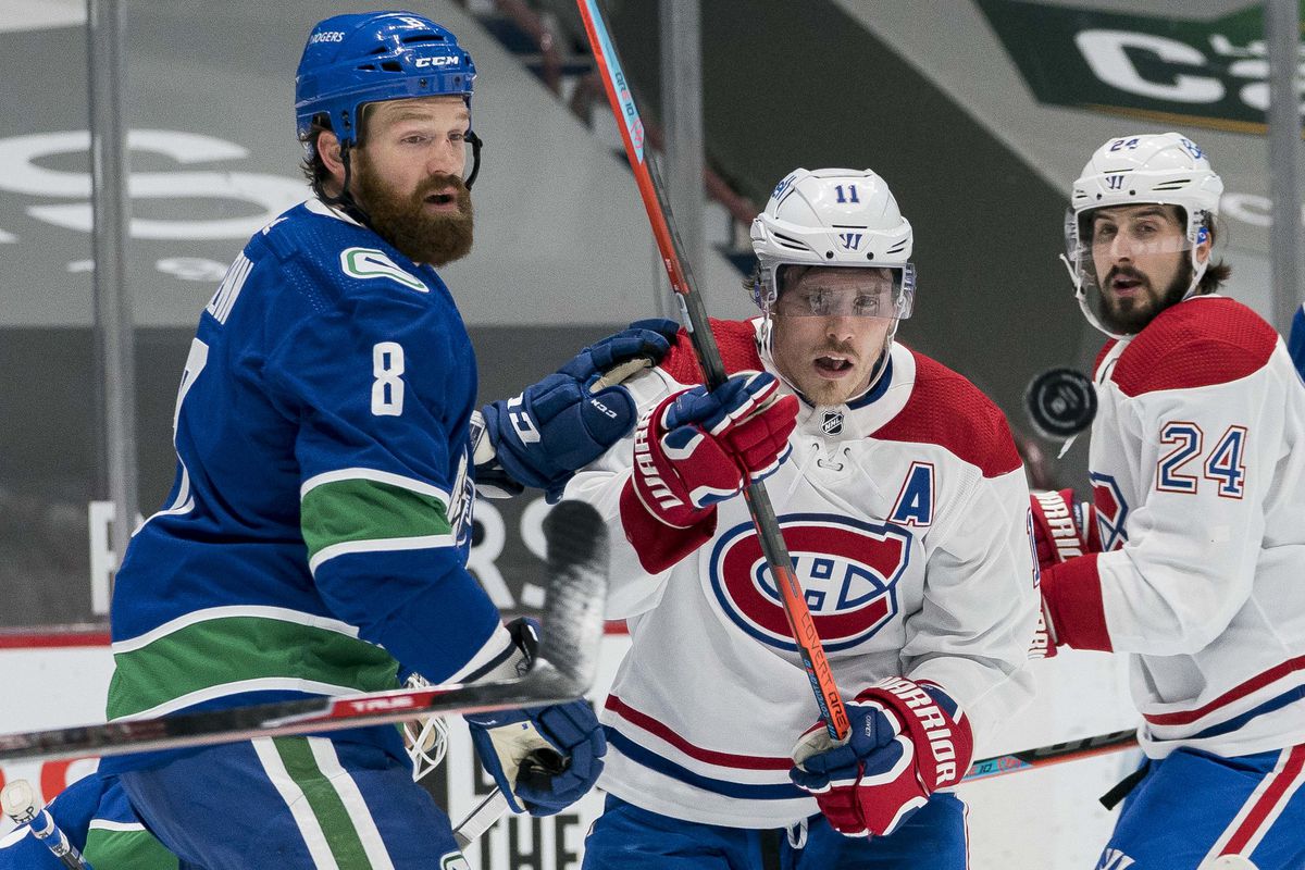 NHL: Montreal Canadiens at Vancouver Canucks