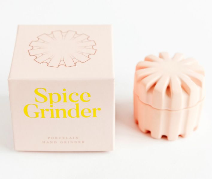 Of a Kind pale pink spice grinder
