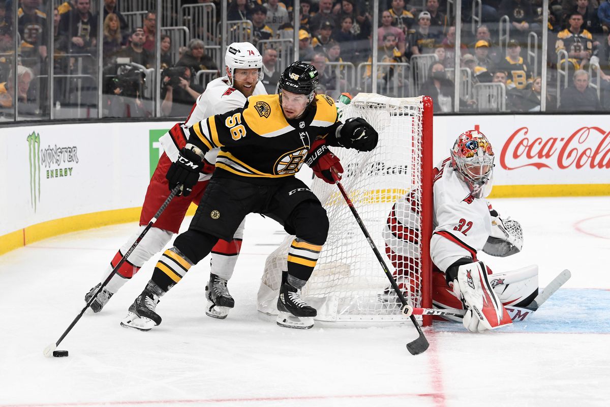 NHL: Stanley Cup Playoffs-Carolina Hurricanes at Boston Bruins