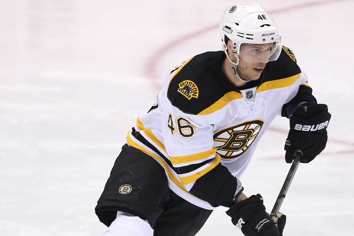 David Krejci leads the league in playoff scoring with 10 points in four games. 