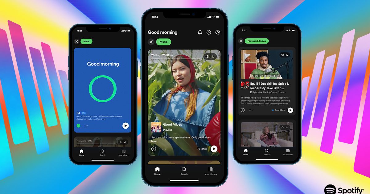 Spotify का नया डिज़ाइन आपके संगीत और पॉडकास्ट को टिकटॉक फीड में बदल देता है