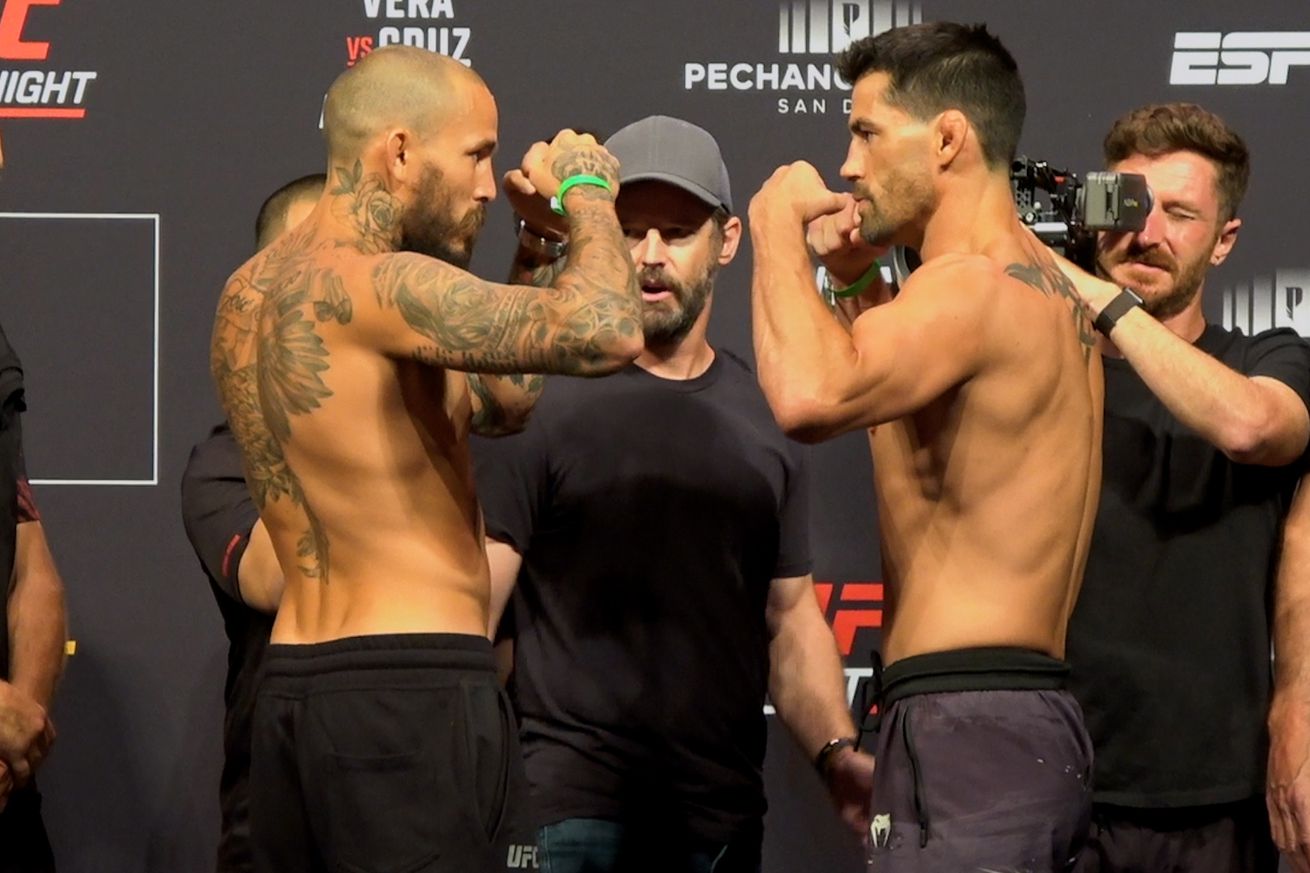‘I’m going to kick his ass tomorrow’: Marlon Vera booed in UFC San Diego faceoff with Dominick Cruz