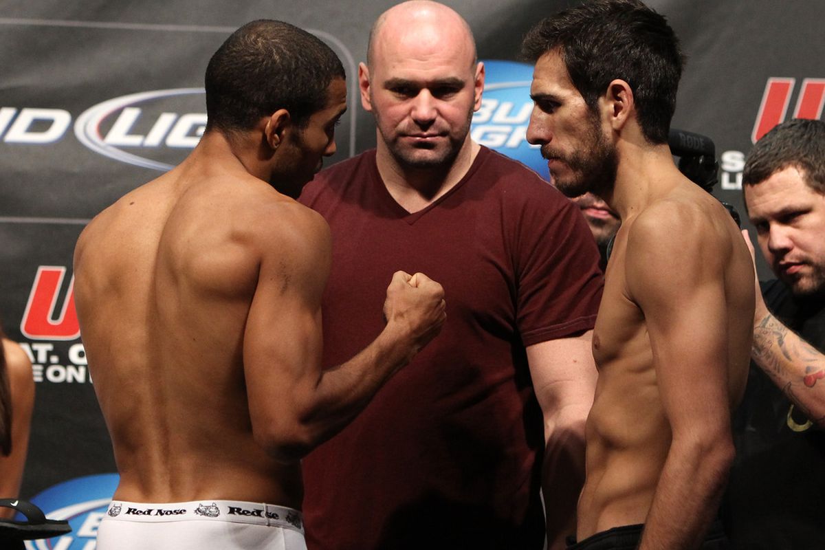 Jose Aldo vs. Kenny Florian UFC 136. Photo by Josh Hedges, Zuffa LLC, via Getty Images.