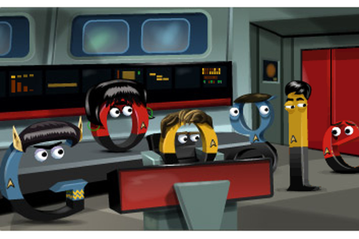 Star Trek Google Doodle