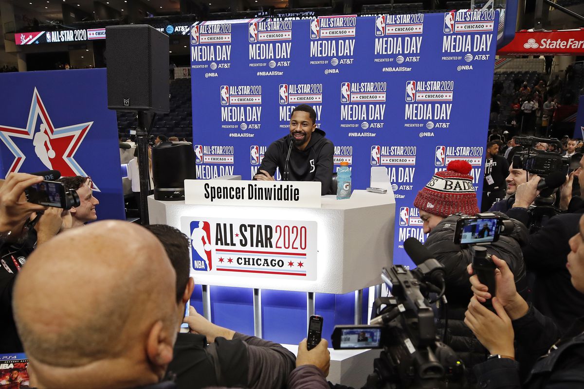2020 NBA All-Star - Practice and Media Availability presented by AT&amp;T