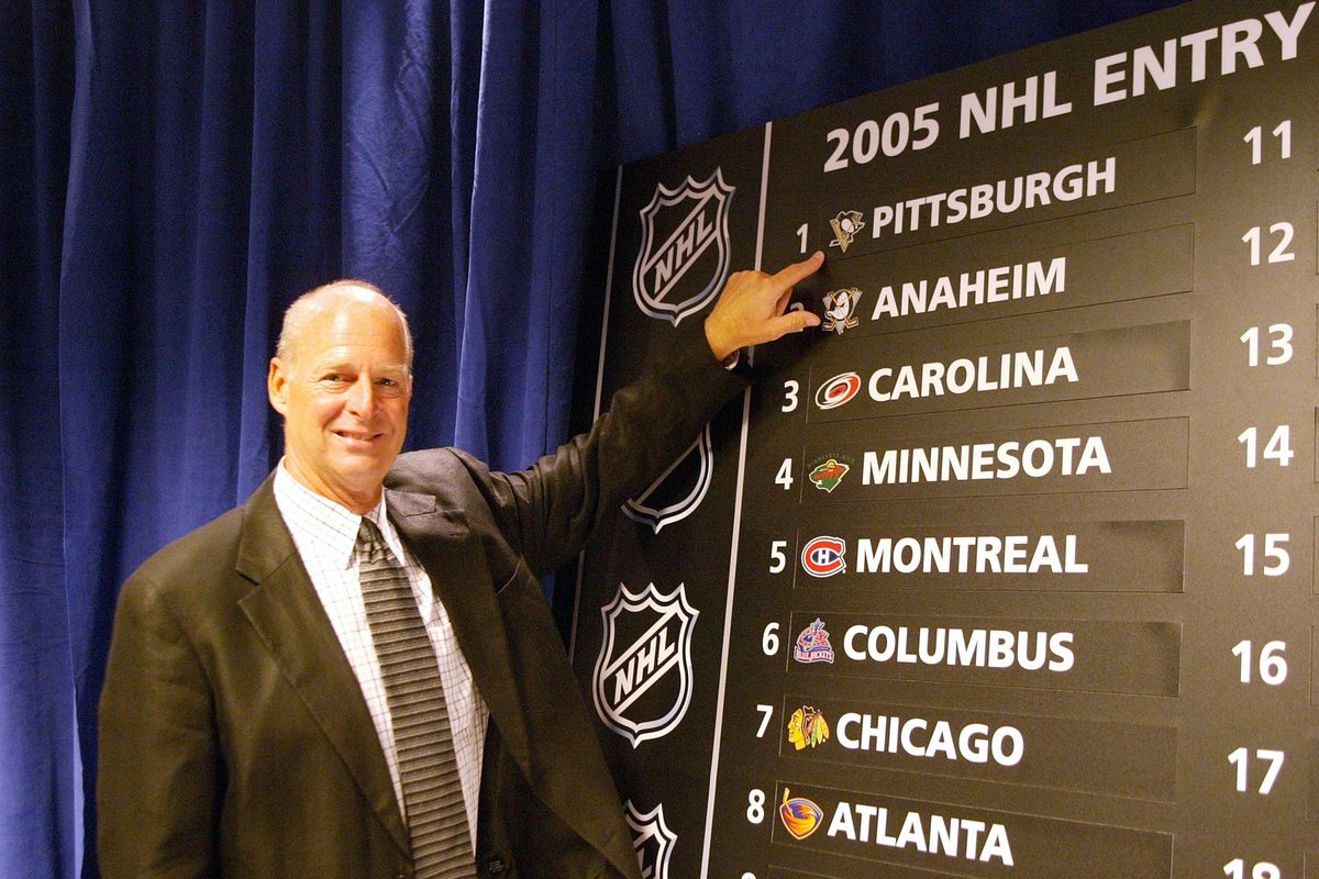 The Canes came close to winning the 2005 lottery and could have selected Sidney Crosby if they won