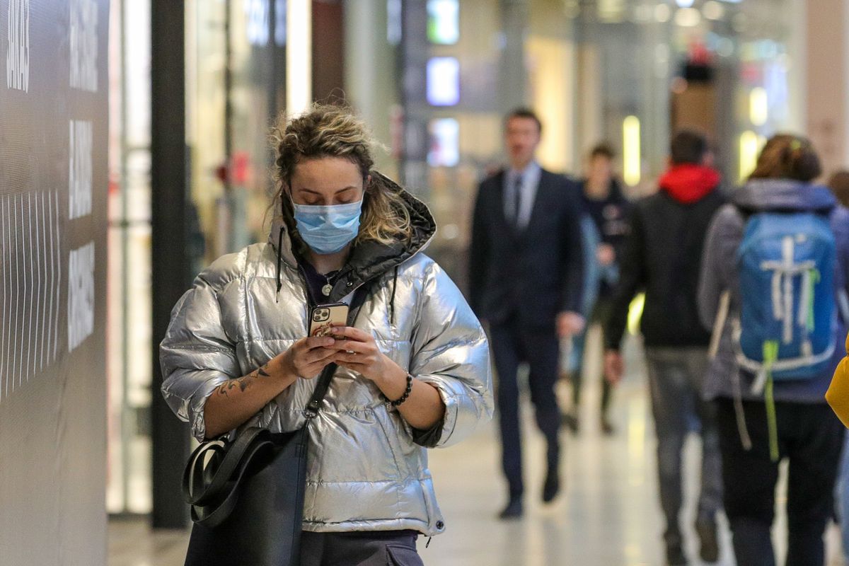 Aviapark Shopping Mall amid coronavirus pandemic