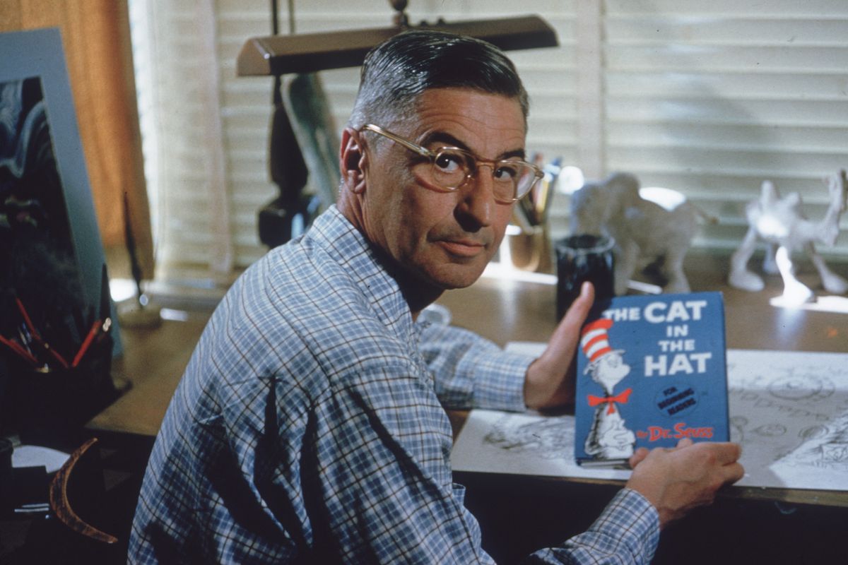 Dr Seuss Holds ‘The Cat In The Hat’