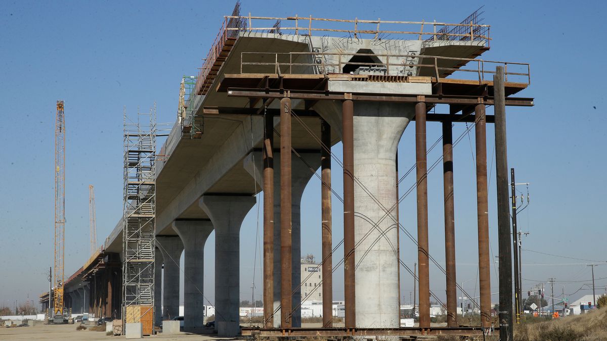 California high speed rail construction