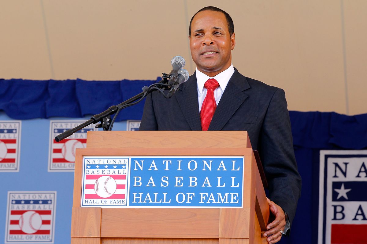 Barry Larkin at his induction