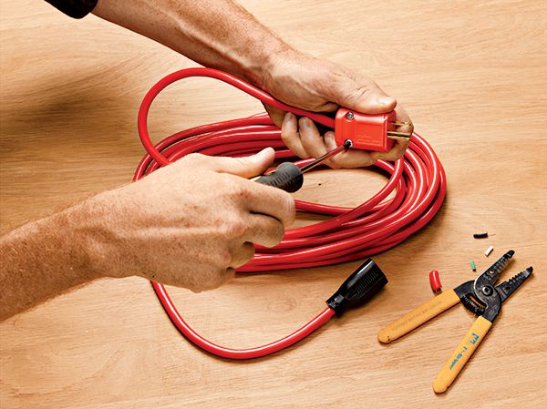How to Wire a 3 Prong Extension Cord Plug - This Old House  3 Prong Extension Cord Wiring Diagram    This Old House