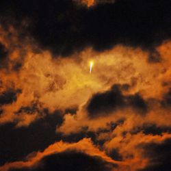 A United Launch Alliance Atlas V rocket carrying an Orbital ATK Cygnus spacecraft lights up the night sky during liftoff from Launch Complex 41 at the Cape Canaveral Air Force Station in Florida, Tuesday, March 22, 2016. Fresh supplies shipped out late Tuesday for the International Space Station, where the shelves finally are getting full after a string of failed deliveries.