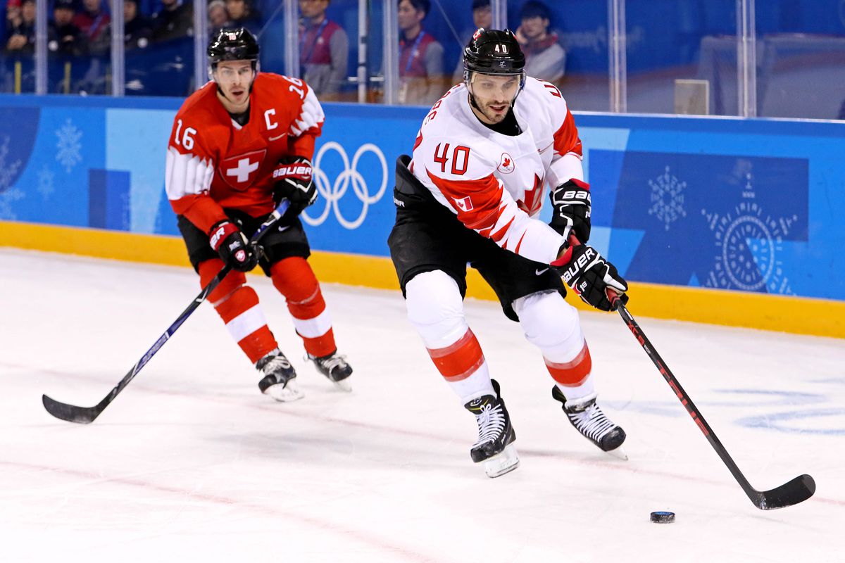 Olympics: Ice Hockey-Men Team Group A - SUI-CAN