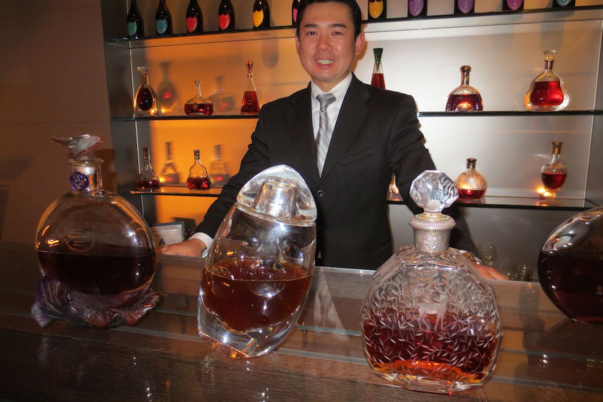 Phil Park in the Cognac Room at Restaurant Guy Savoy 