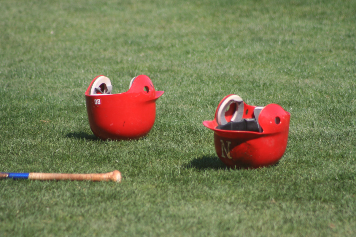 Nebraska Baseball Helmets