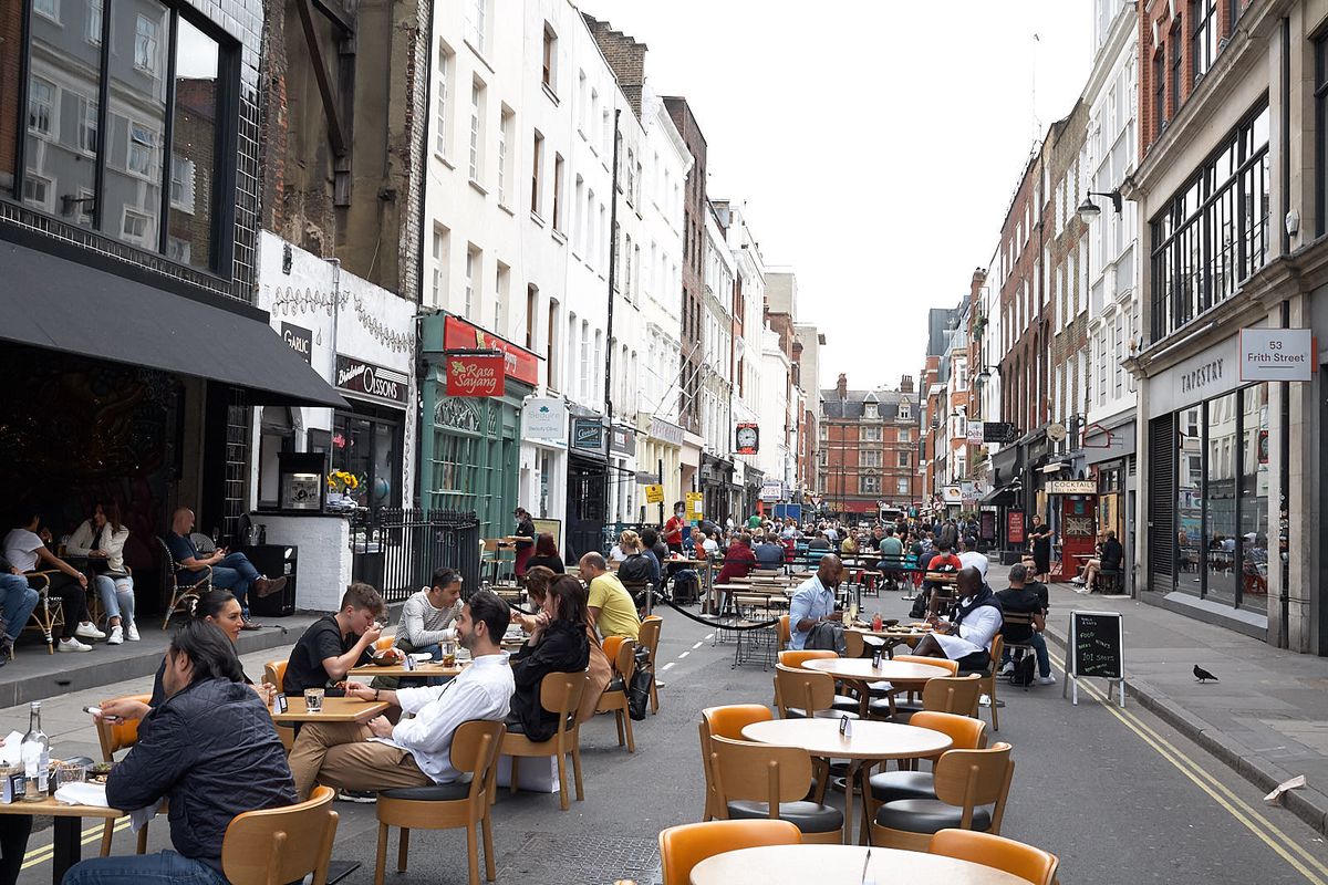 Restaurants and Pubs in Soho Reopen After Lockdown - Eater London