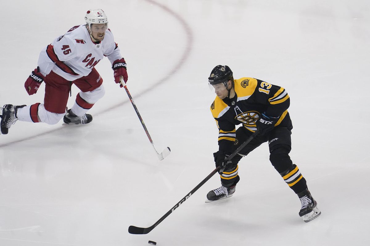 NHL: Stanley Cup Playoffs-Carolina Hurricanes at Boston Bruins
