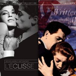 <em>L'eclisse</em> ($39) and <em>Written on the Wind</em> ($29) Criterion Collections, available at Opening Ceremony Ace Hotel.