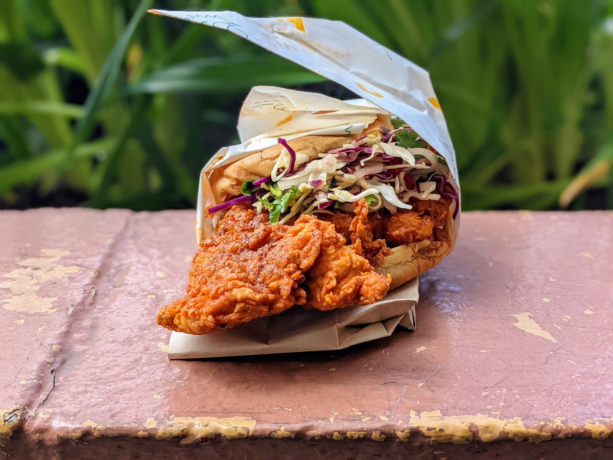 Daybird’s fried chicken sandwich in Los Angeles