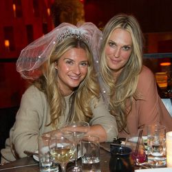 Actress Molly Sims helps a friend celebrate a bachelorette party at Tao Asian Bistro on Saturday night. Photo: Al Powers/Powers Imagery