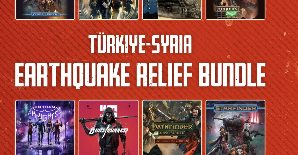 Humble Bundle’s latest bundle benefits earthquake relief in Turkey and Syria