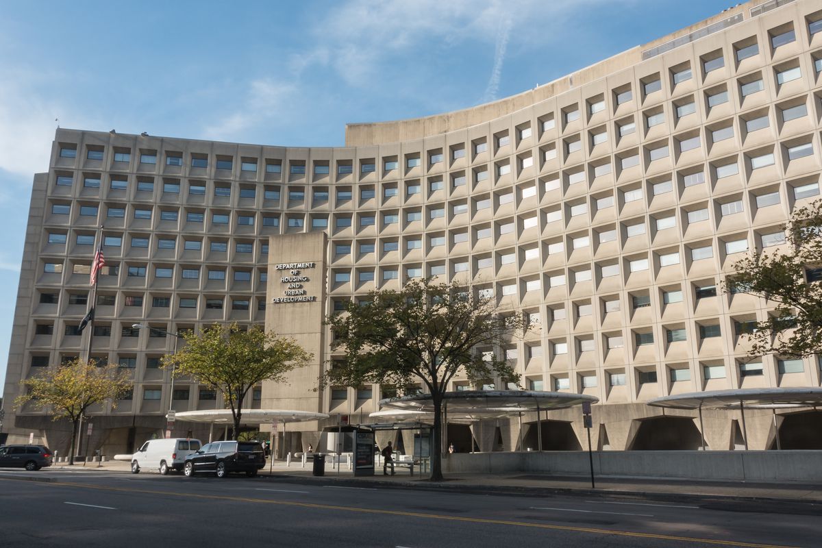 The Department of Housing and Urban Development headquarters in Washington, DC.