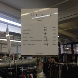 New prices for menswear