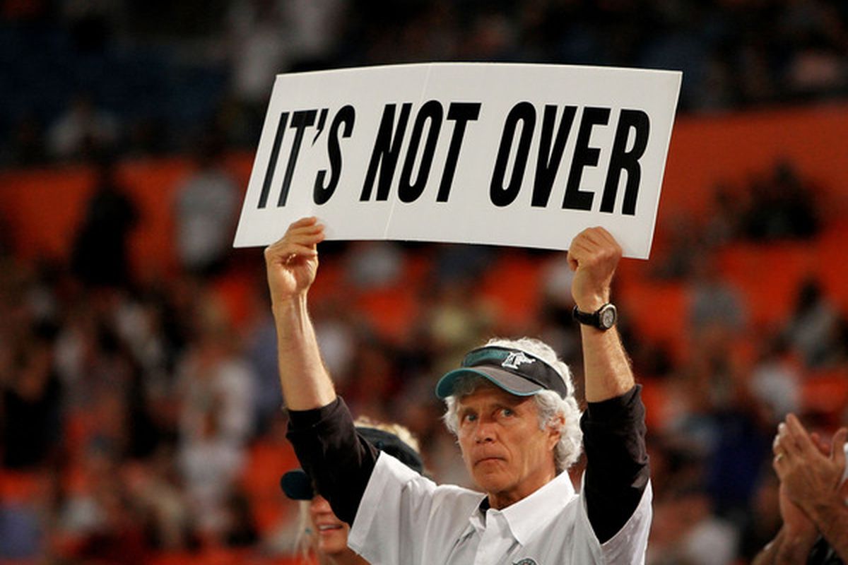 Is the game never over for the Miami Marlins, or is it the suffering for their fans?