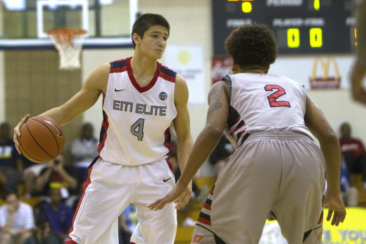 E1T1 Elite player Grayson Allen (4) during the final round of the 2013 Nike Peach Jam at the Riverview Park Activities Center. 