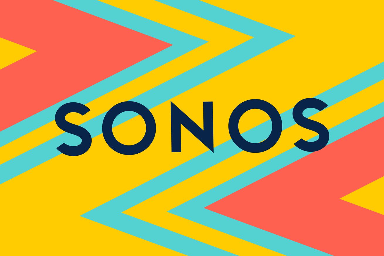 A graphic illustration of the Sonos logo.