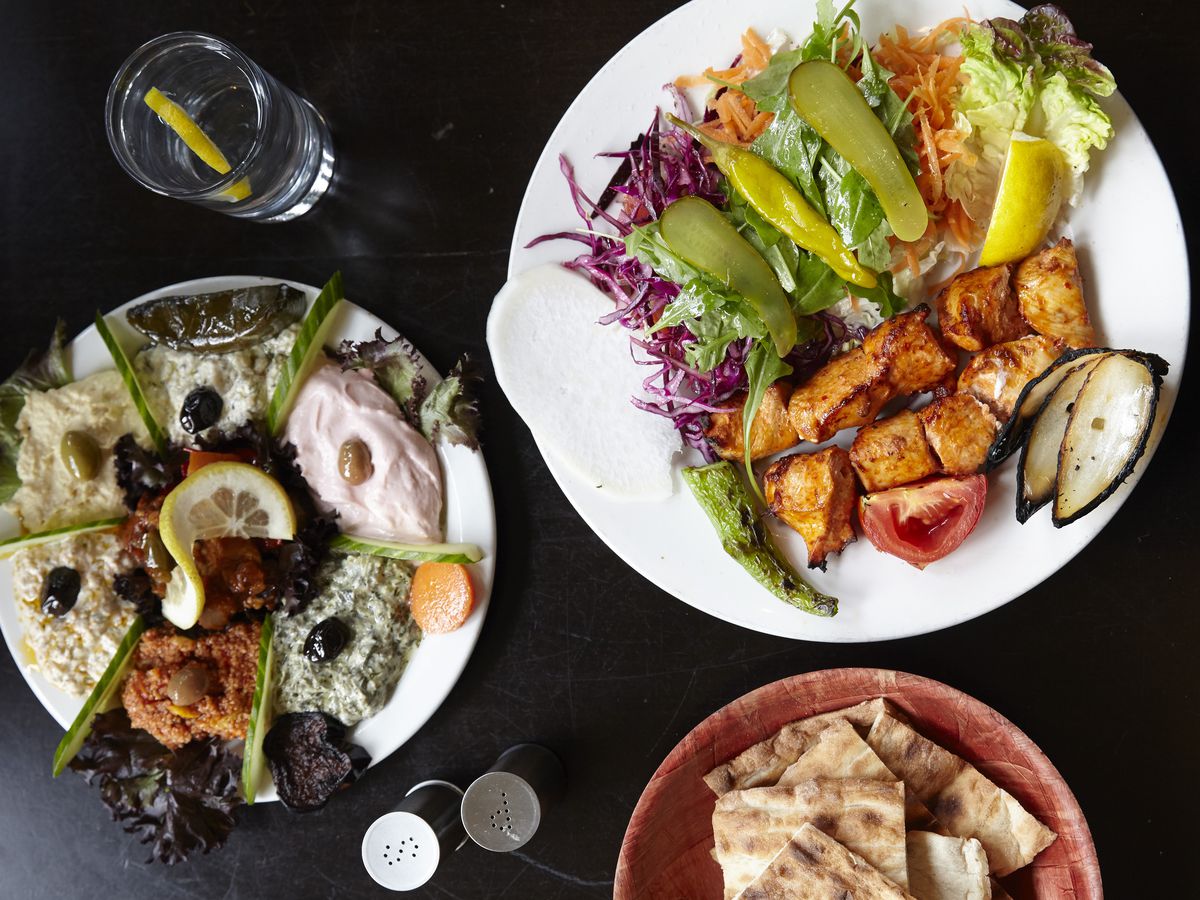 Ocakbasi and mezze at Mangal 2, the Turkish restaurant in Dalston that that forms part of the best 24 hour restaurant travel itinerary for London — where to eat with one day in the city