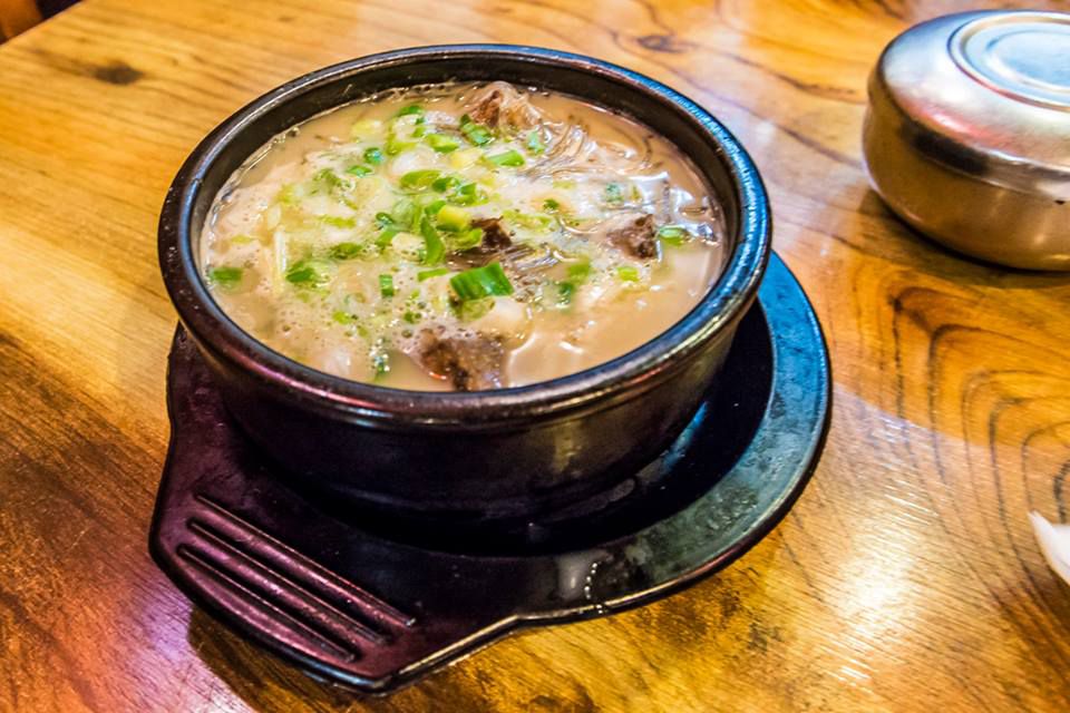 A hearty soup at Gom Tang E.