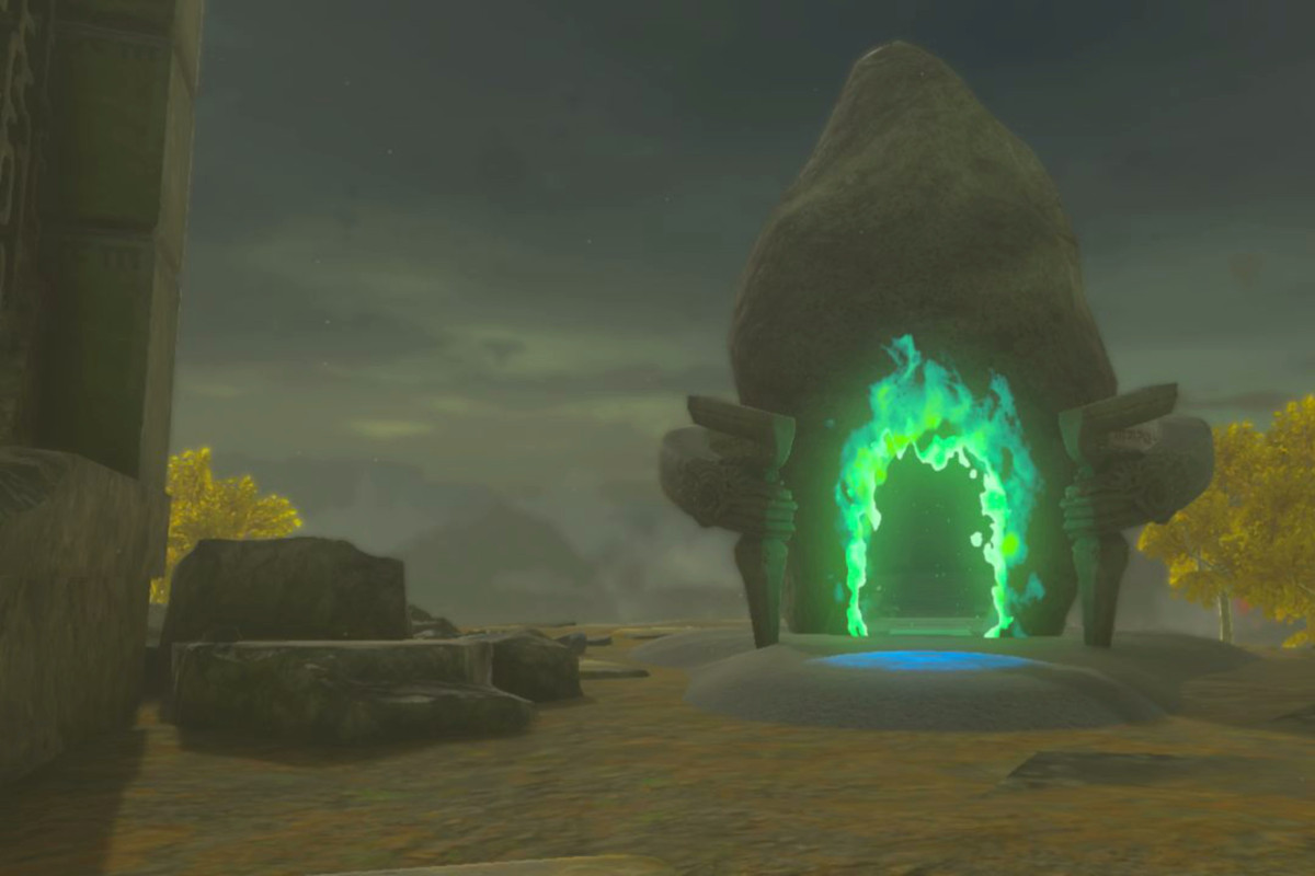 The Legend of Zelda: Tears of the Kingdom - Morok Shrine exterior