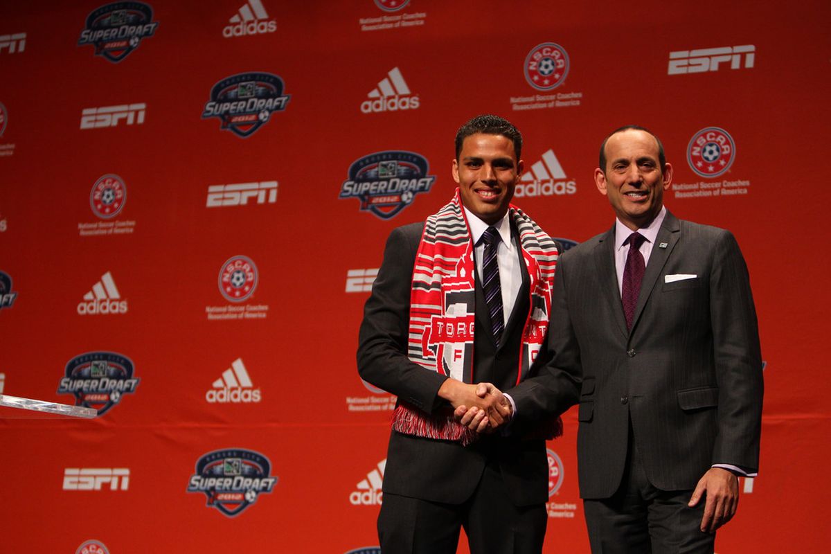 Luis Silva of UC Santa Barbara was chosen with the fourth pick in the 2012 MLS SuperDraft. Photo credit: MLSsoccer.com