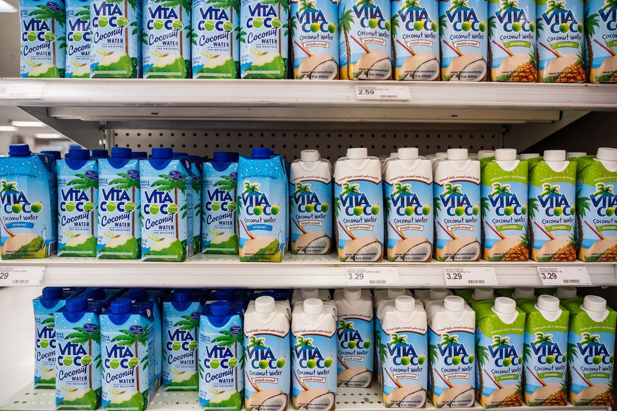 Vita Coco coconut water seen in a Target superstore...