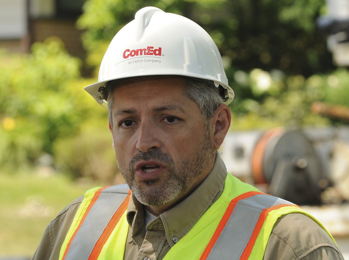 Fidel Marquez is shown in 2011, when he was senior vice president of ComEd customer operations.