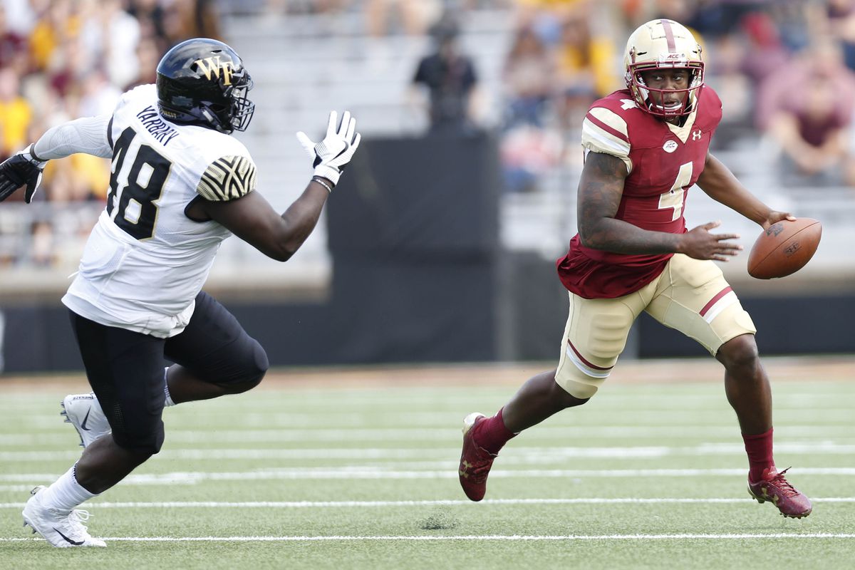 NCAA Football: Wake Forest at Boston College