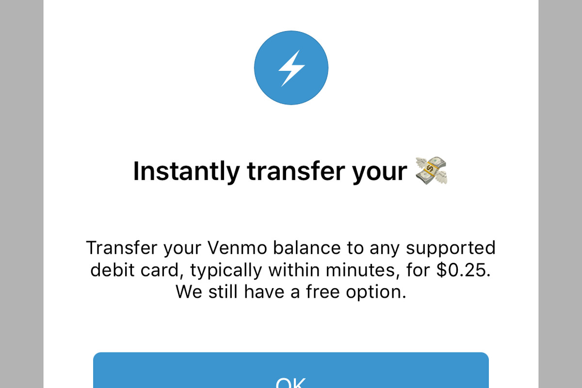 Venmo can now instantly transfer money to your debit card for 6