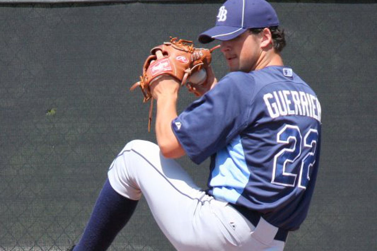Taylor Guerrieri was pitching well until an elbow injury ended his season