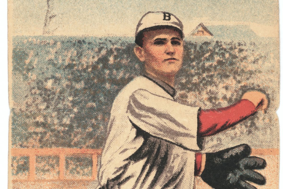 Zack D Wheat, Brooklyn Dodgers, Baseball Card Portrait, American Tobacco Company, 1911