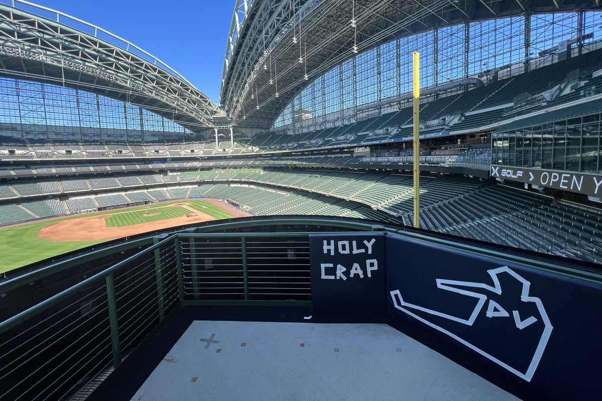 The slide at American Family Field in Milwaukee claimed another victim in David Vassegh on Wednesday. On Thursday, his attempt was immortalized by various Dodgers.