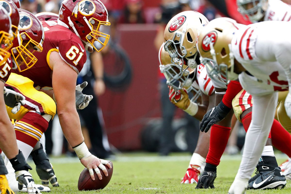 Redskins vs 49ers Week 7: Five Questions with Niners Nation - Hogs Haven