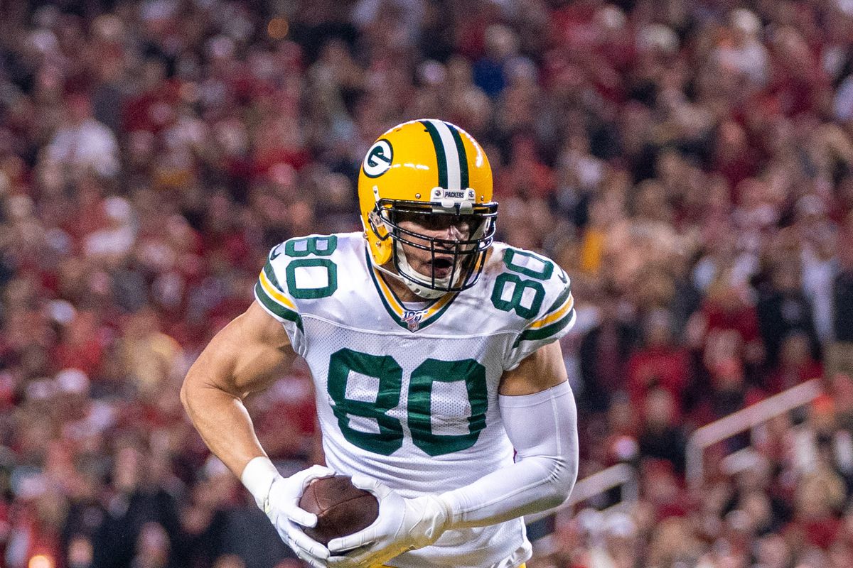 Green Bay Packers tight end Jimmy Graham during the fourth quarter in the NFC Championship Game against the San Francisco 49ers at Levi’s Stadium.&nbsp;