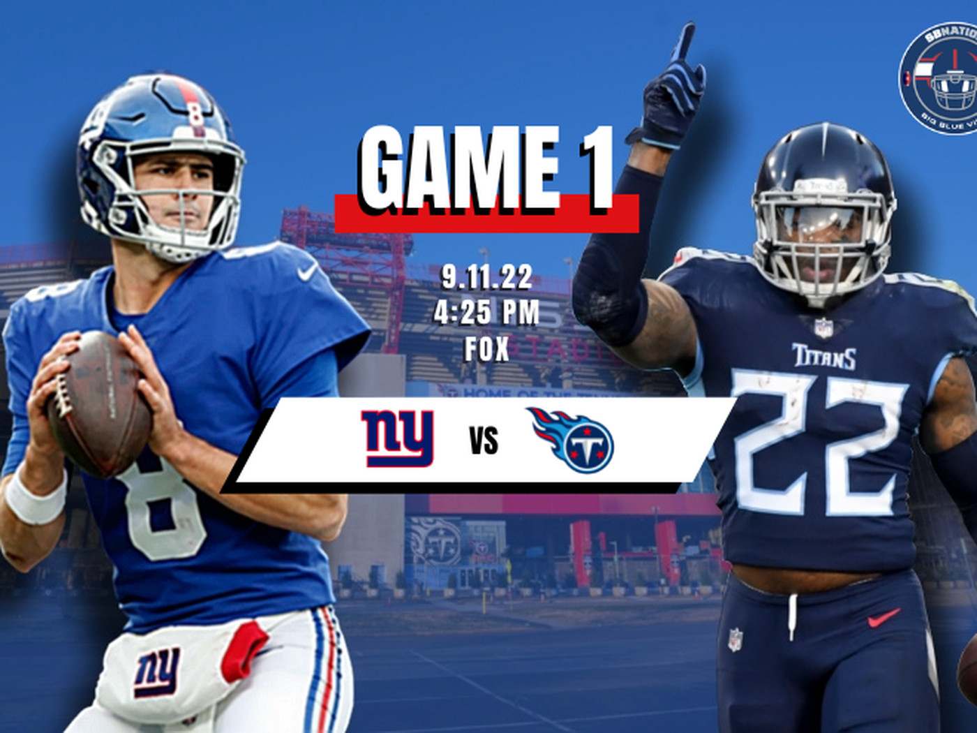 Giants vs. Titans 2022, Week 1: Everything you need to know - Big