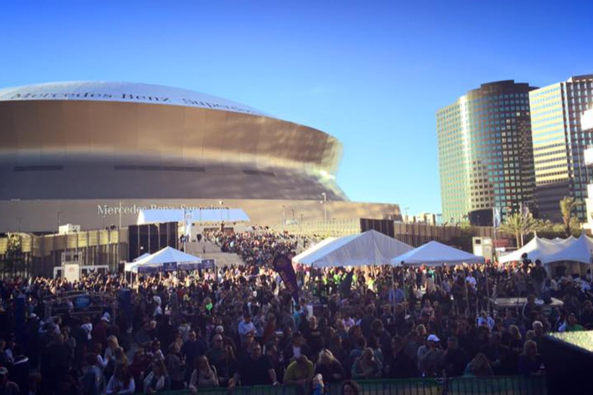 View from the King Cake Festival 2015
