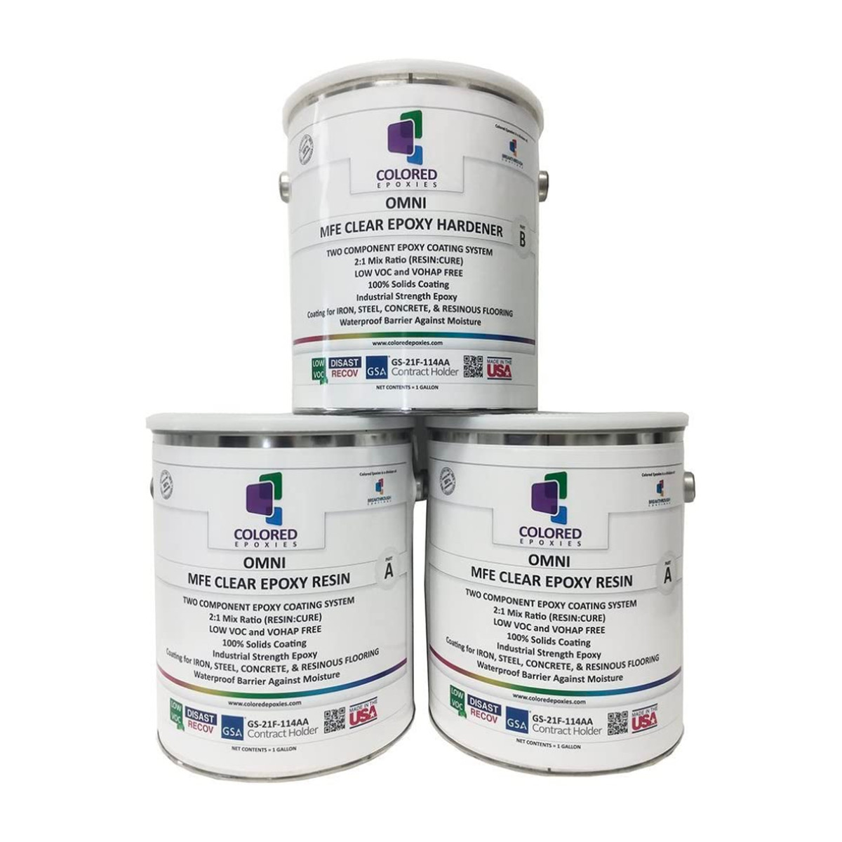Colored Epoxies 1002 Clear Epoxy Resin Coating