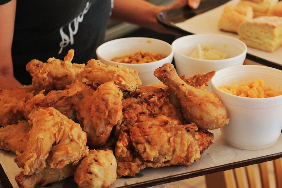 Find this treasure trove of fried chicken at The Chicken Ranch in the Heights.