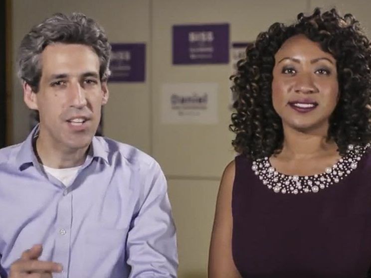 Then gubernatorial candidate Daniel Biss announced his running mate Litesa Wallace in an online video in September. | Youtube